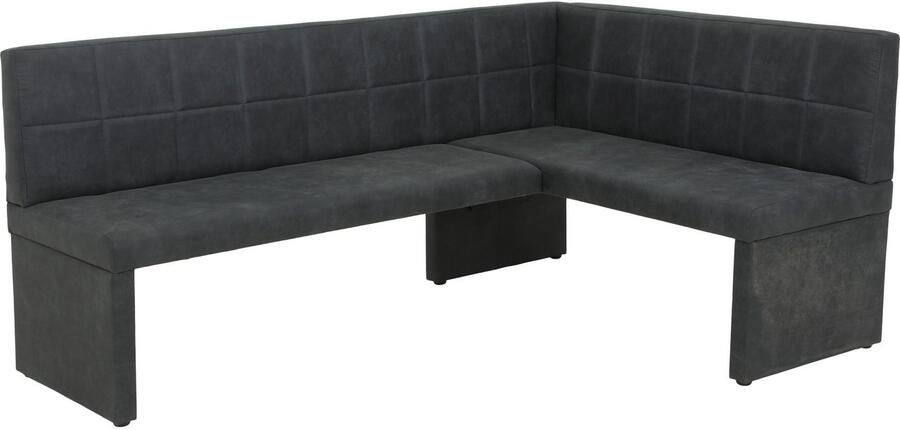 HELA Eethoek Spree Eettafel 140x90 cm met dikke rand microvezel bekleding(4-delig) - Foto 8