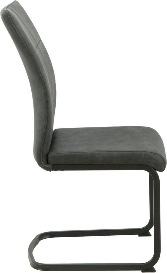 HELA Eethoek Spree Eettafel 140x90 cm met dikke rand microvezel bekleding(4-delig) - Foto 5