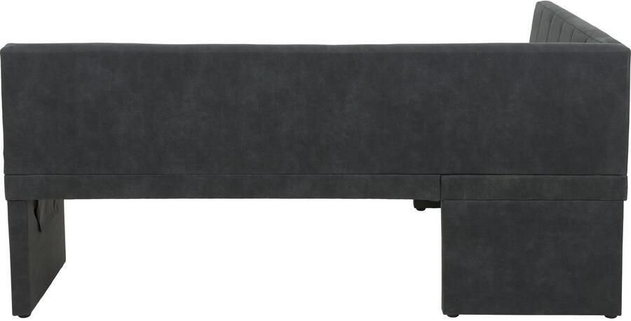 HELA Eethoek Spree Eettafel 140x90 cm met dikke rand microvezel bekleding(4-delig) - Foto 7