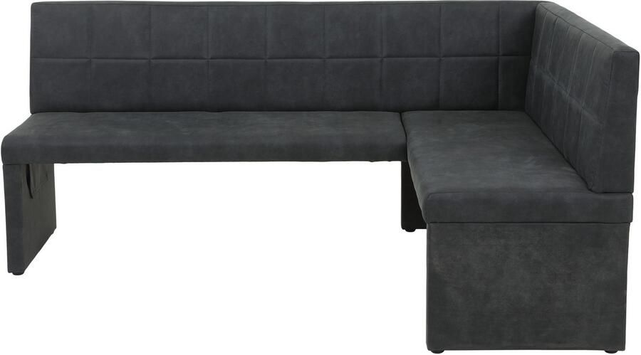 HELA Eethoek Spree Eettafel 140x90 cm met dikke rand microvezel bekleding(4-delig) - Foto 6