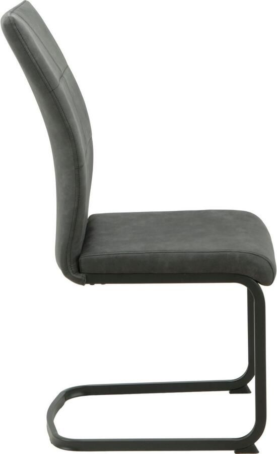 HELA Eethoek Spree Eettafel 140x90 cm met dikke rand microvezel bekleding(4-delig) - Foto 5