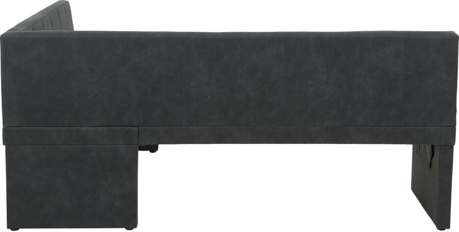 HELA Eethoek Spree Eettafel 140x90 cm met dikke rand microvezel bekleding(4-delig) - Foto 7