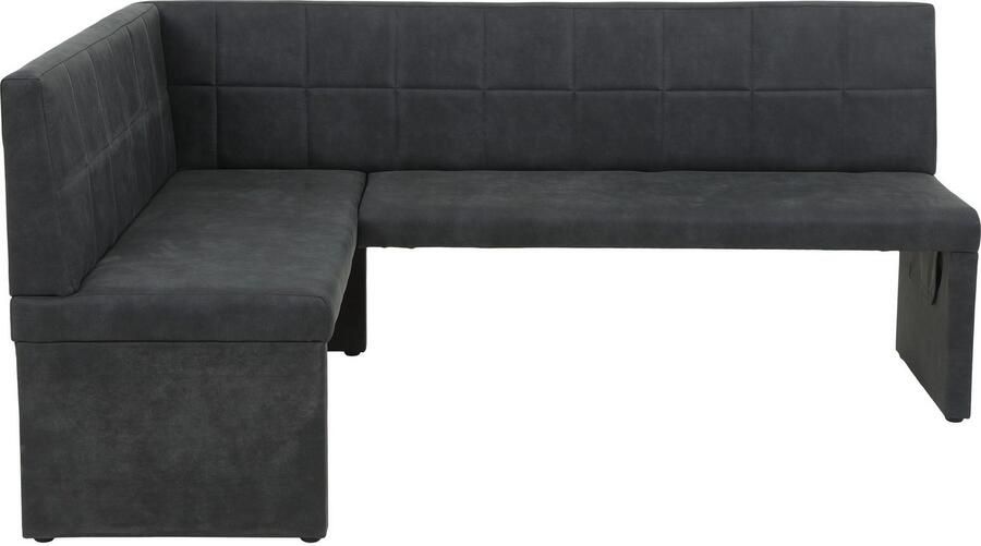 HELA Eethoek Spree Eettafel 140x90 cm met dikke rand microvezel bekleding(4-delig) - Foto 6