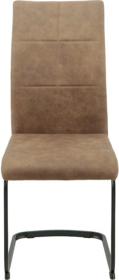 HELA Eethoek Spree Eettafel 140x90 cm met dikke rand microvezel bekleding(4-delig) - Foto 9