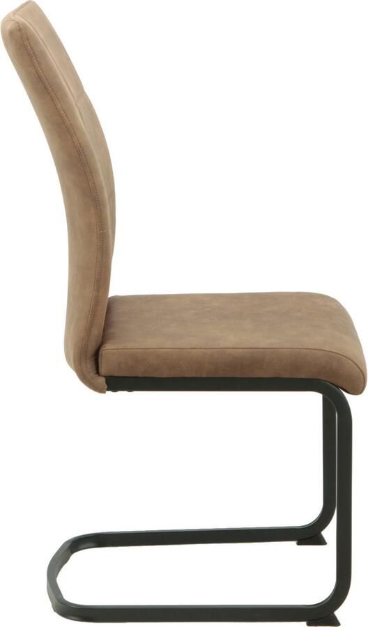 HELA Eethoek Spree Eettafel 140x90 cm met dikke rand microvezel bekleding(4-delig) - Foto 5