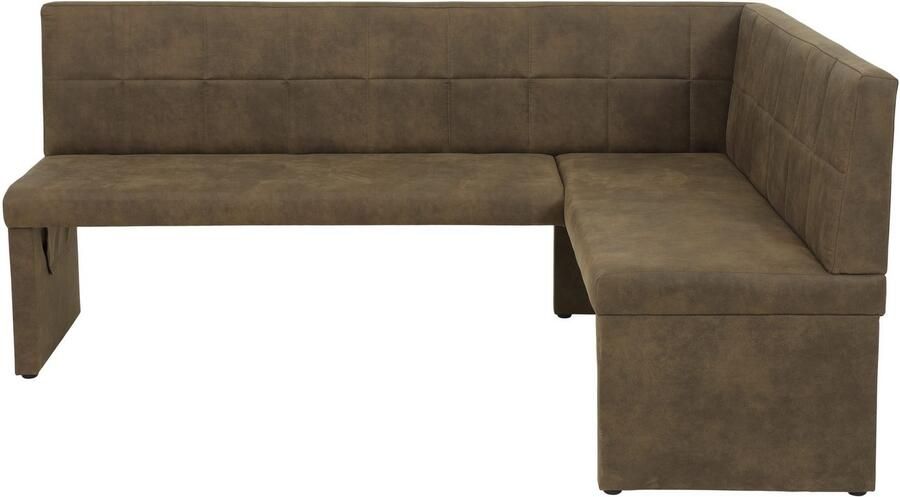 HELA Eethoek Spree Eettafel 140x90 cm met dikke rand microvezel bekleding(4-delig) - Foto 6