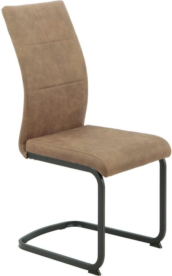 HELA Eethoek Spree Eettafel 140x90 cm met dikke rand microvezel bekleding(4-delig) - Foto 4