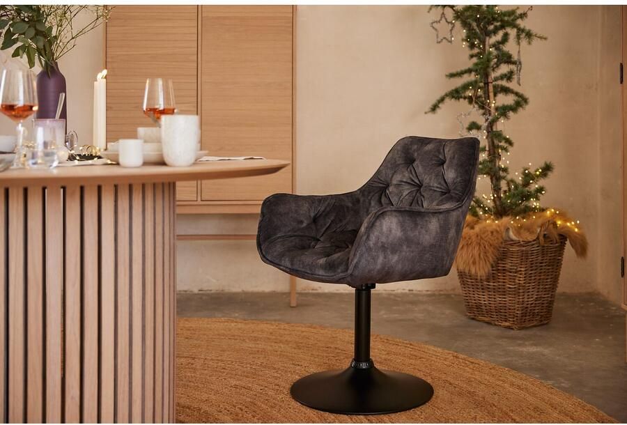 HELA Eetkamerstoel Birte Draaifunctie als losse stoel of in een set van 2 - Foto 9