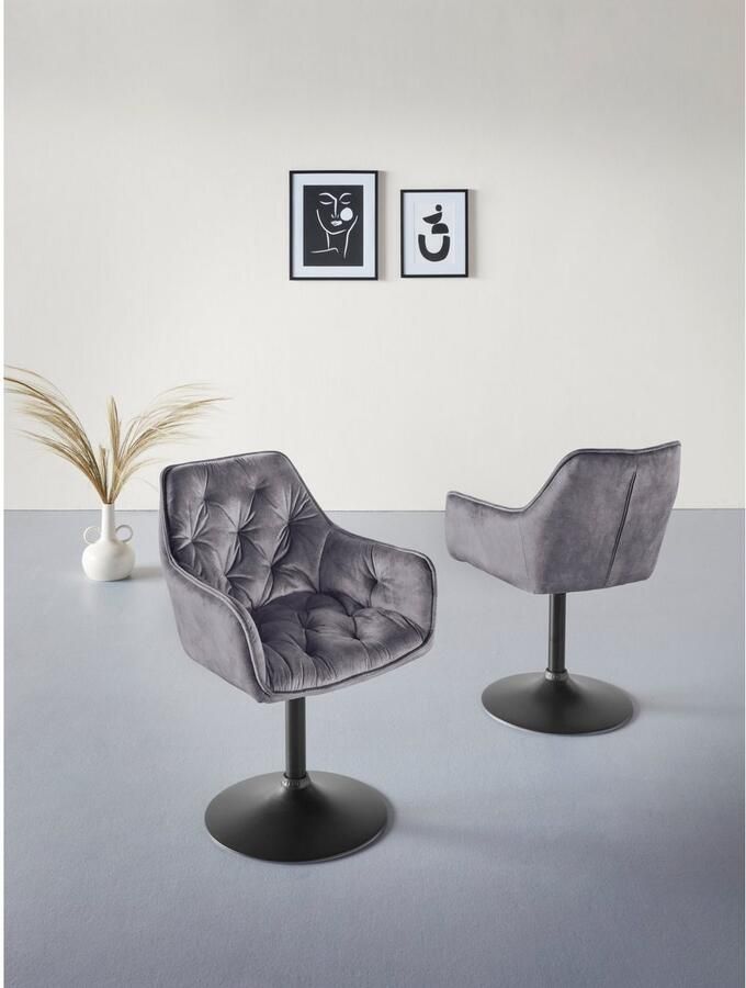 HELA Eetkamerstoel Birte Draaifunctie als losse stoel of in een set van 2 - Foto 6