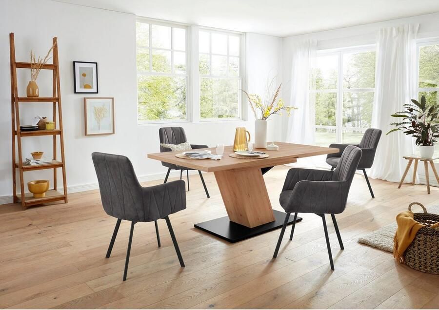 HELA Eettafel op zuil Gesa uitschuifbaar 140-180 cm - Foto 5
