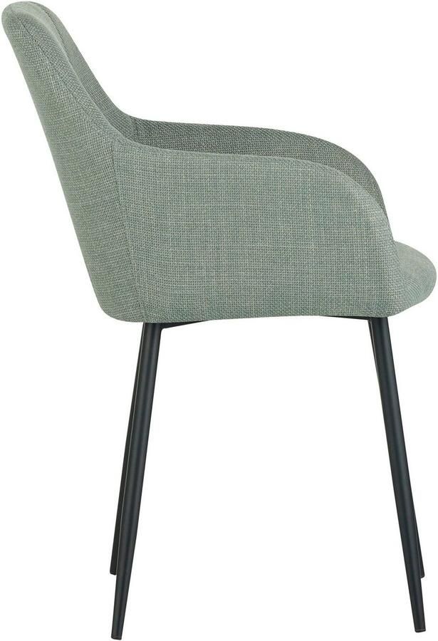 HELA Eetkamerstoel Hanna Schaalstoel armleuningstoel bekleding geweven stof (set 2 stuks) - Foto 6