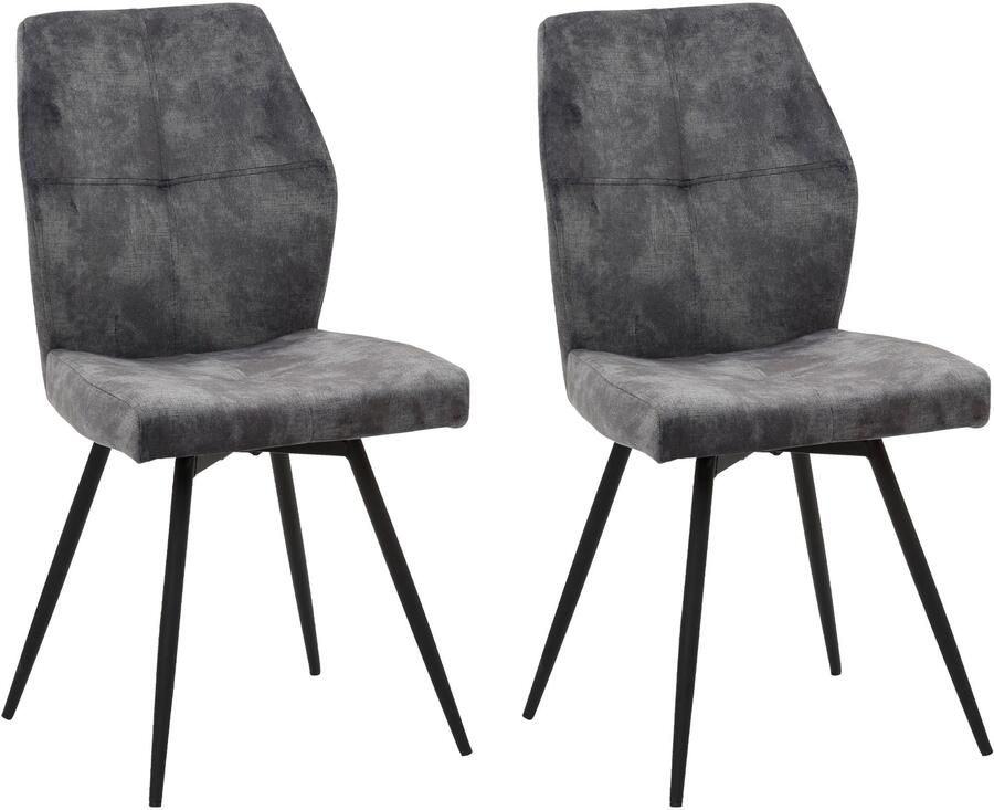 HELA Eetkamerstoel Janina 360° draaibaar (set) - Foto 10