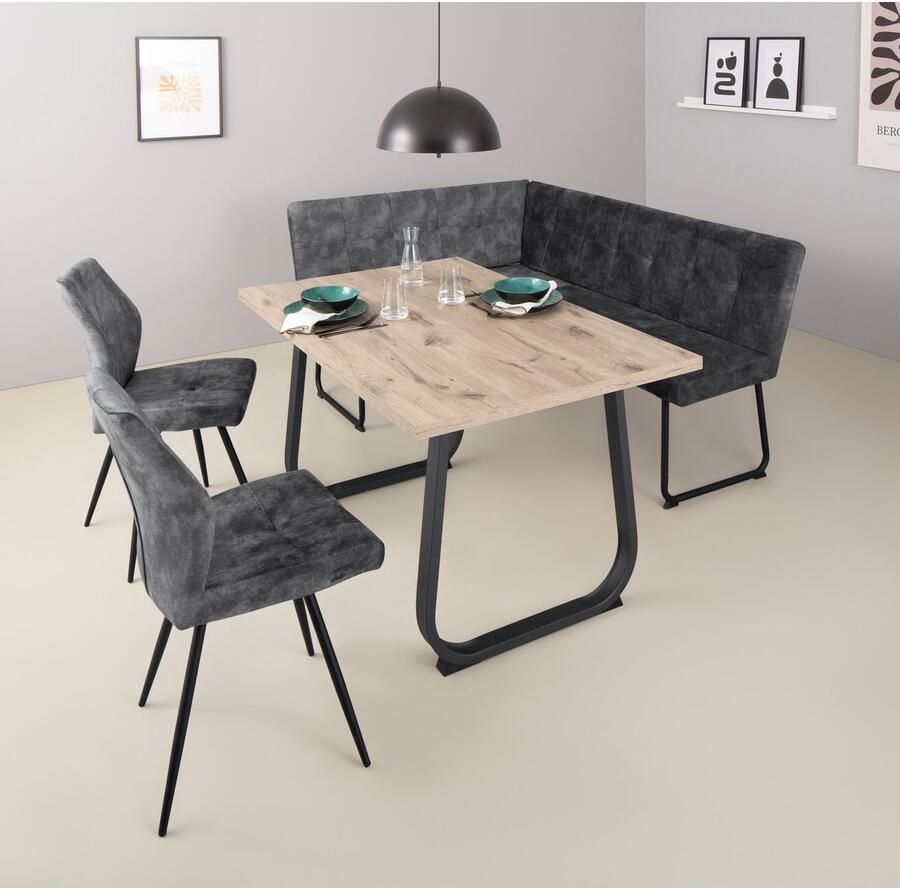 HELA Eetkamerstoel Janina 360° draaibaar (set)