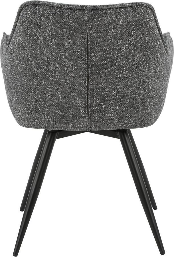 HELA Eetkamerstoel Mara Draaistoel teddy bekleding geweven stof of velvet (set) - Foto 3