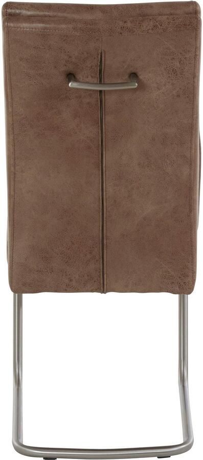 HELA Eetkamerstoel Paula vrijstaande stoel met echt rvs frame 2 of 4 stuks (set) - Foto 9