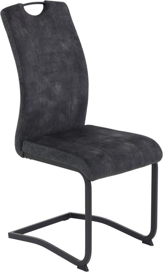 HELA Eetkamerstoel Tabea Freischwinger BESTSELLER verschillende stofkwaliteiten (set) - Foto 2