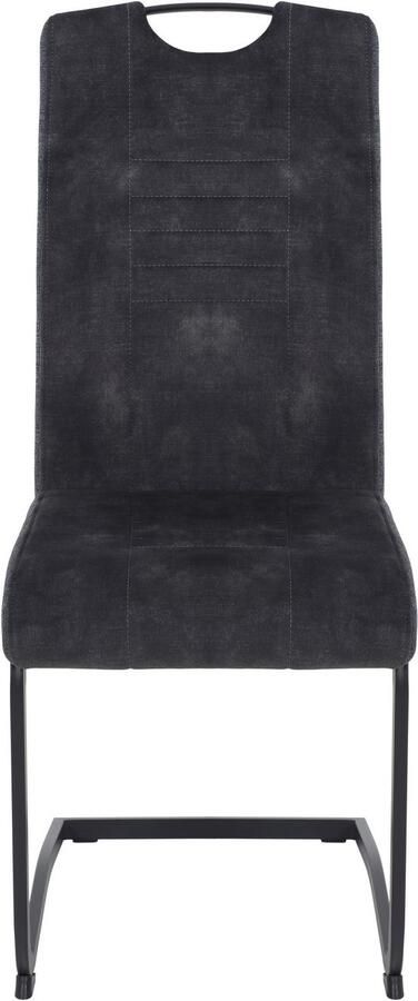 HELA Eetkamerstoel Tabea Freischwinger BESTSELLER verschillende stofkwaliteiten (set) - Foto 4