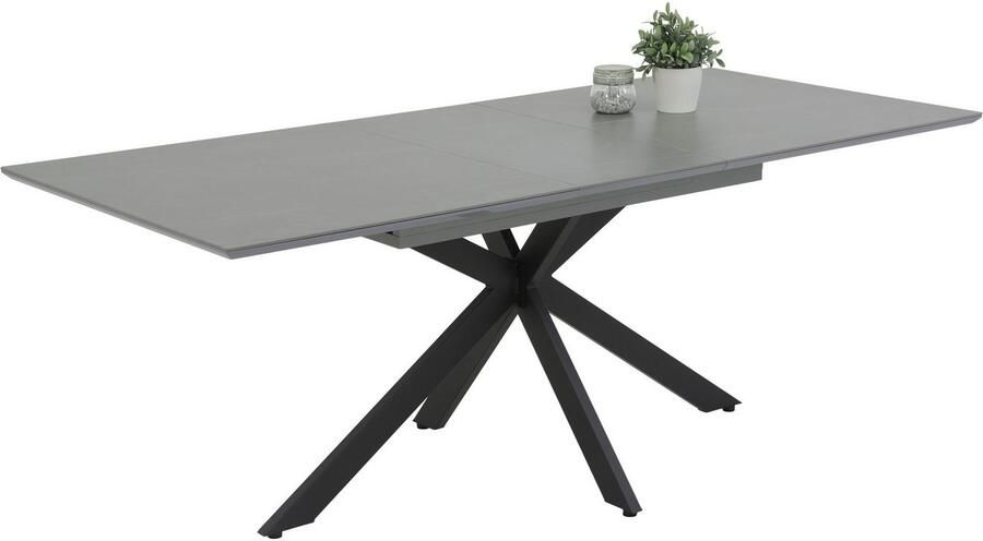 HELA Eettafel CHIARA uitschuifbare tafel 160 200 cm met onderhoudsvriendelijk stenen oppervlak (1 stuk) - Foto 5