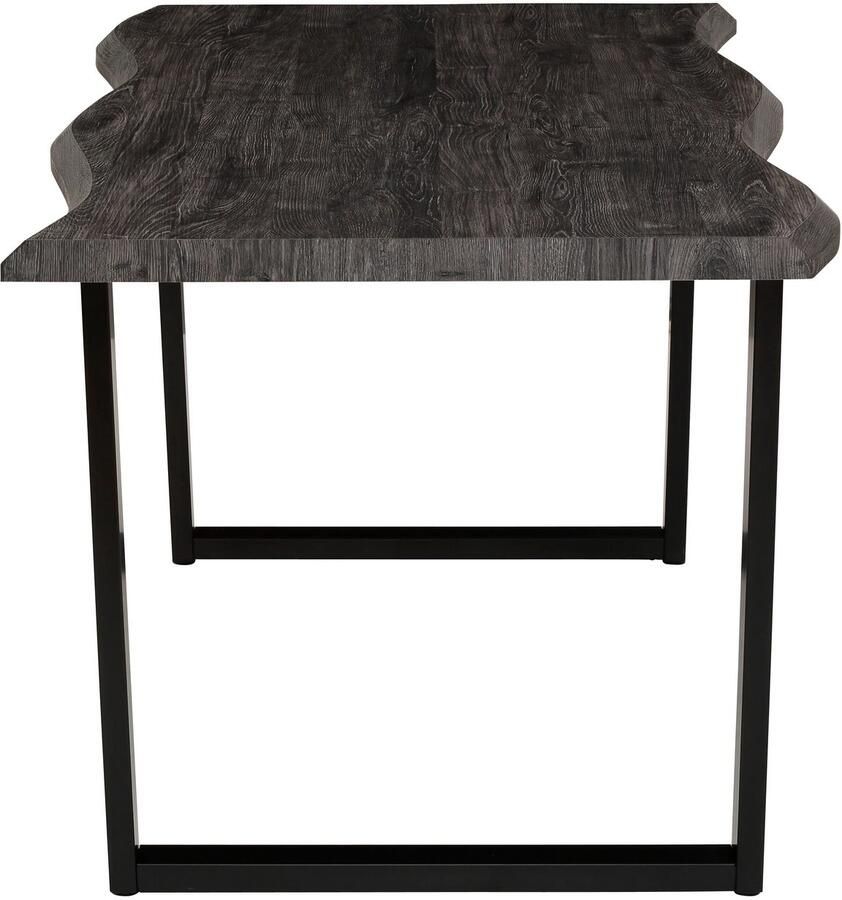 HELA Eettafel GISELLE boomkanttafel keukentafel TOPSELLER! OTTOs Choice Sledeframe metaal industrieel design 140 200 cm breedte 2 kleuren