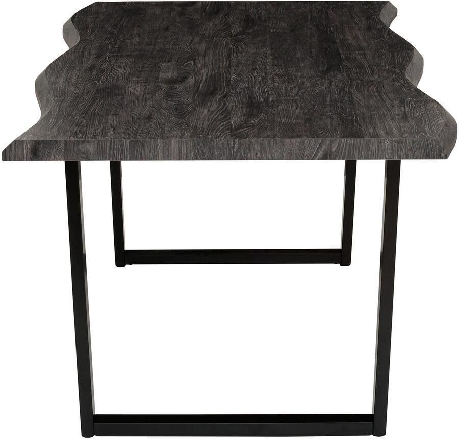 HELA Eettafel GISELLE boomkanttafel keukentafel TOPSELLER! OTTOs Choice Sledeframe metaal industrieel design 140 200 cm breedte 2 kleuren