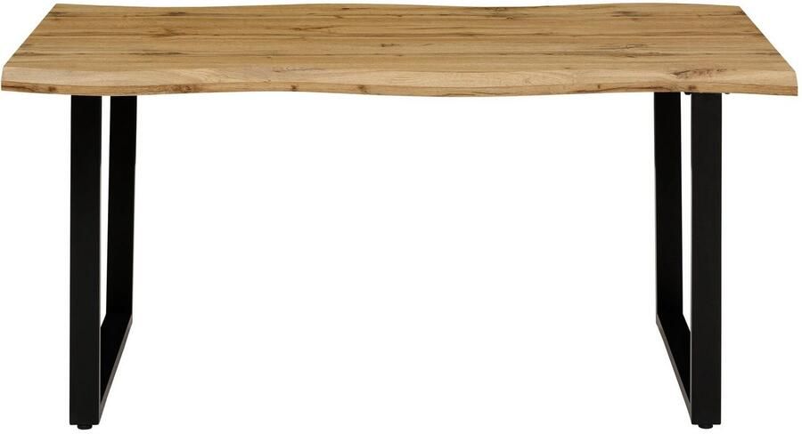 HELA Eettafel GISELLE boomkanttafel keukentafel TOPSELLER! OTTOs Choice Sledeframe metaal industrieel design 140 200 cm breedte 2 kleuren - Foto 5