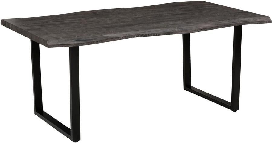 HELA Eettafel GISELLE boomkanttafel keukentafel TOPSELLER! OTTOs Choice Sledeframe metaal industrieel design 140 200 cm breedte 2 kleuren - Foto 13