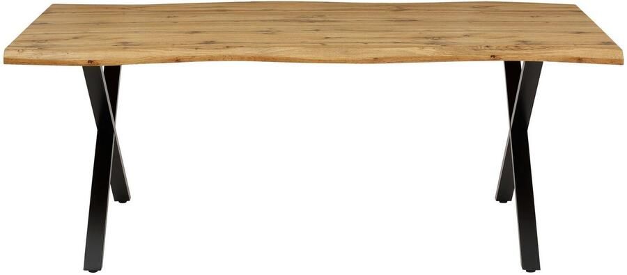 HELA Eettafel GRETA BESTSELLER Boomrandtafel (nabootsing) verschillende maten 46mm dikte keukentafel - Foto 5