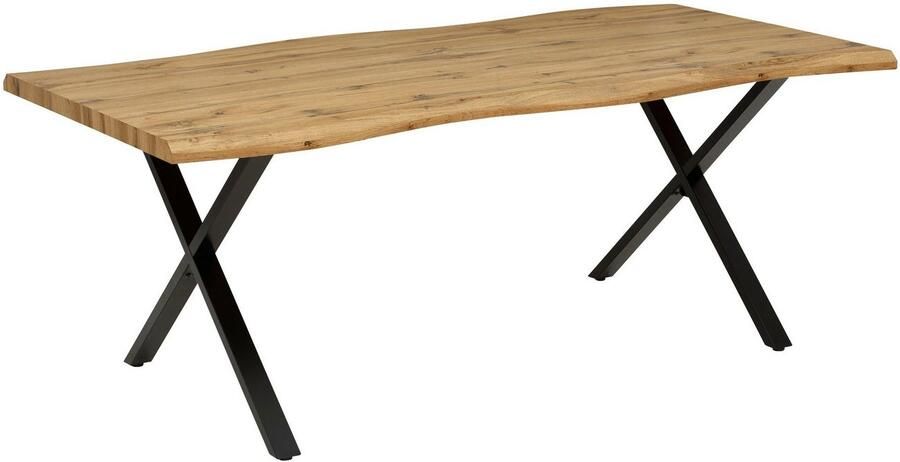 HELA Eettafel GRETA BESTSELLER Boomrandtafel (nabootsing) verschillende maten 46mm dikte keukentafel - Foto 3