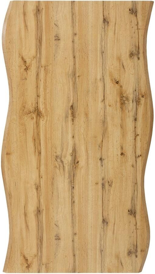 HELA Eettafel GRETA BESTSELLER Boomrandtafel (nabootsing) verschillende maten 46mm dikte keukentafel - Foto 2
