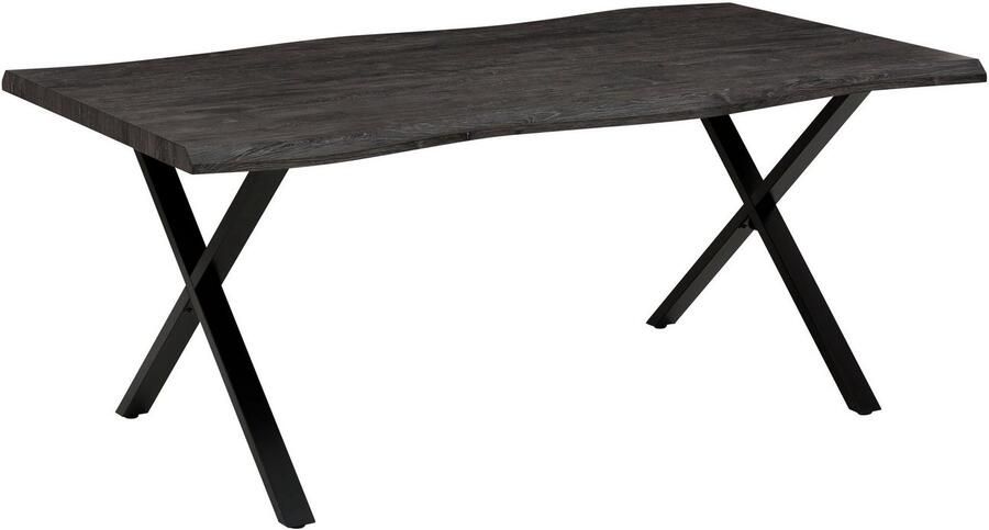 HELA Eettafel GRETA BESTSELLER Boomrandtafel (nabootsing) verschillende maten 46mm dikte keukentafel - Foto 4