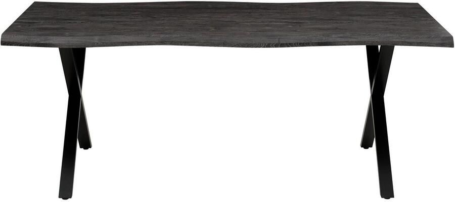 HELA Eettafel GRETA BESTSELLER Boomrandtafel (nabootsing) verschillende maten 46mm dikte keukentafel - Foto 5