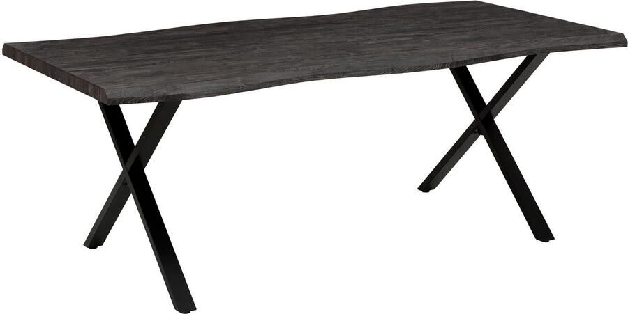 HELA Eettafel GRETA BESTSELLER Boomrandtafel (nabootsing) verschillende maten 46mm dikte keukentafel - Foto 4