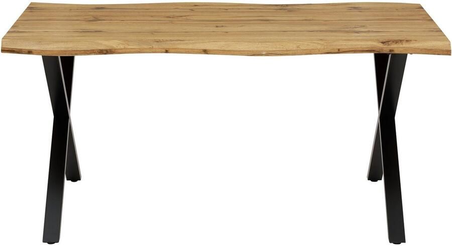 HELA Eettafel GRETA BESTSELLER Boomrandtafel (nabootsing) verschillende maten 46mm dikte keukentafel - Foto 5