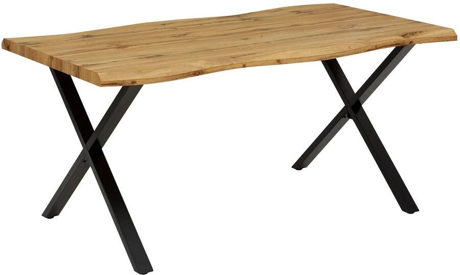 HELA Eettafel GRETA BESTSELLER Boomrandtafel (nabootsing) verschillende maten 46mm dikte keukentafel - Foto 3