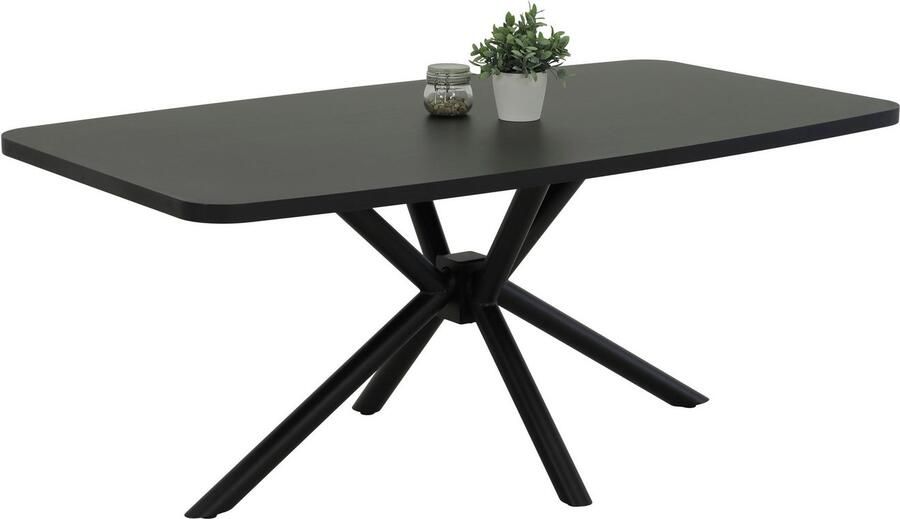 HELA Eettafel Jana ABS-kant melamine bootvormig verdubbeld breedte 180 cm (1 stuk) - Foto 3