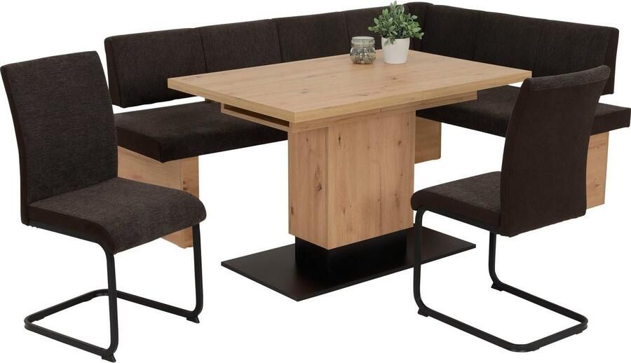 HELA Eettafel op zuil Lorena T uittrekbaar 120-180 cm - Foto 5