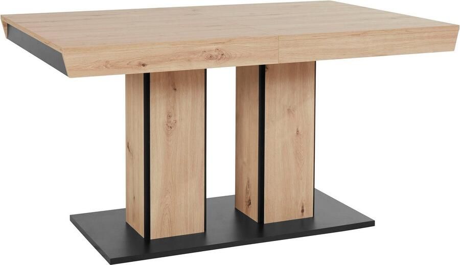 HELA Eethoek Tafel uittrekbaar 140 -220 cm Belastbaarheid 140 kg comfortabel gestoffeerd met handgreep (set 5-delig) - Foto 9