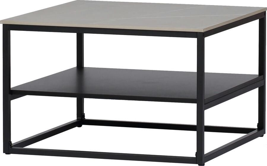 HELA Salontafel Hugo Salontafel vierkant gesinterde steen opbergplank (1 stuk) - Foto 8