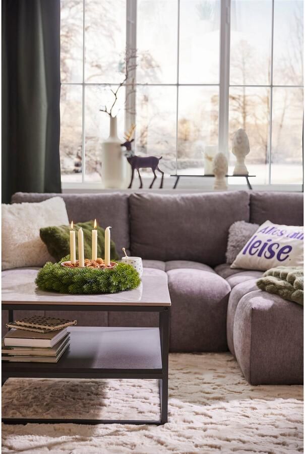 HELA Salontafel Hugo Salontafel vierkant gesinterde steen opbergplank (1 stuk) - Foto 6