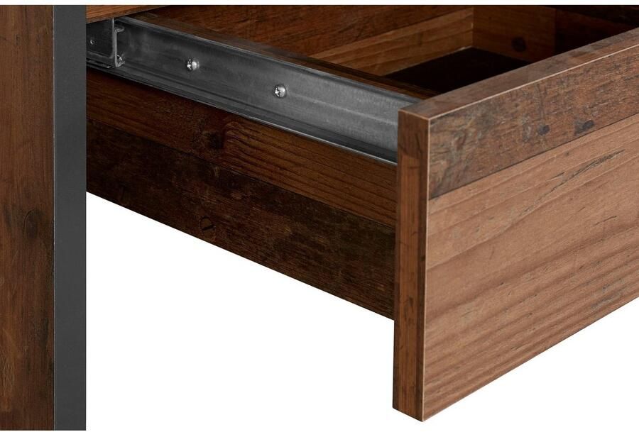 HELA Salontafel Noah uittrekbaar en in hoogte verstelbaar met lade vintage-look - Foto 6