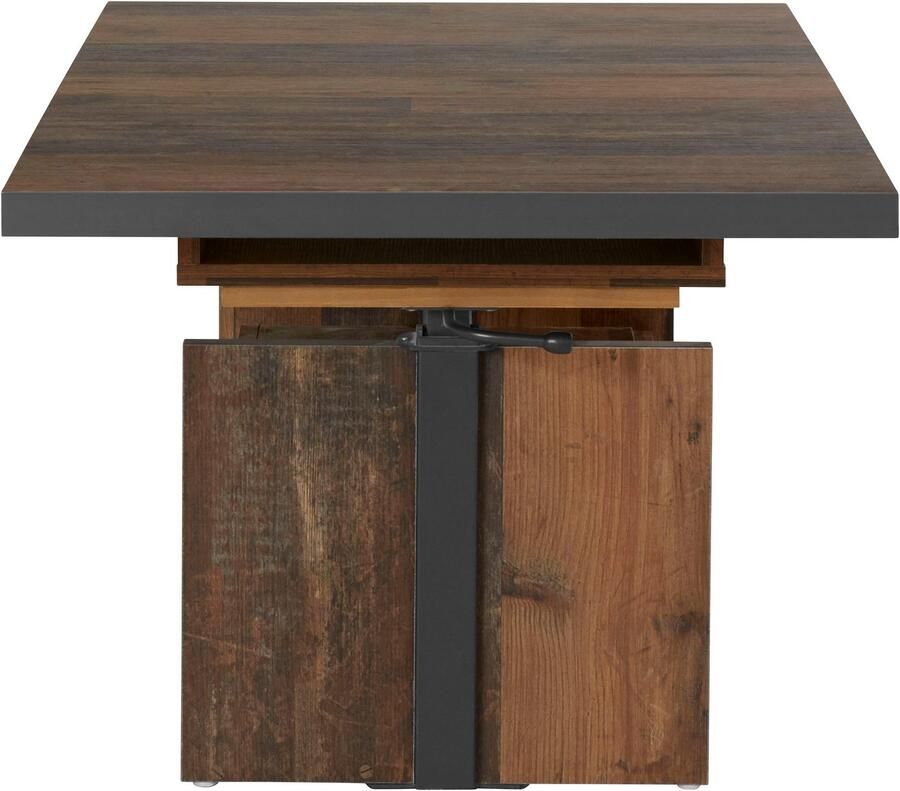 HELA Salontafel Noah uittrekbaar en in hoogte verstelbaar met lade vintage-look - Foto 3