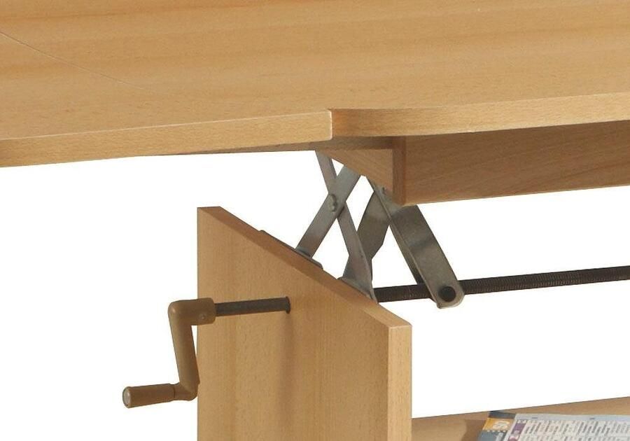HELA Salontafel op wieltjes in hoogte verstelbaar en uittrekbaar - Foto 6