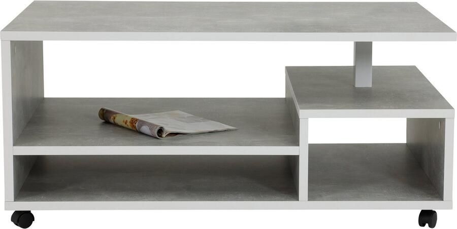 HELA Salontafel op wieltjes industrial design - Foto 4