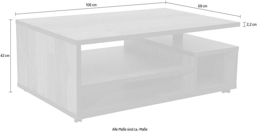 HELA Salontafel op wieltjes industrial design - Foto 2