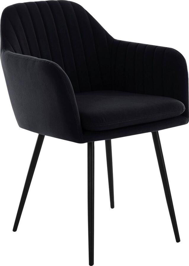 HELA Stoel met armleuningen Carla comfortabele fauteuil kuipstoel (set) - Foto 3