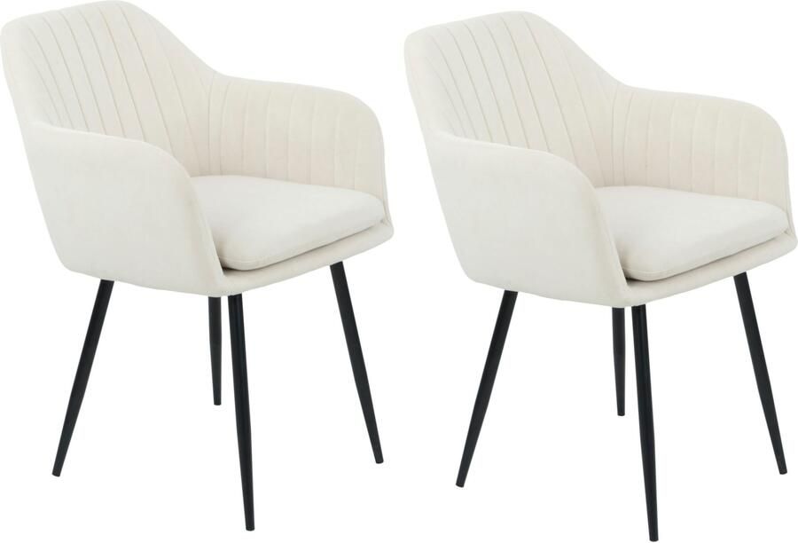 HELA Stoel met armleuningen Carla comfortabele fauteuil kuipstoel (set) - Foto 11