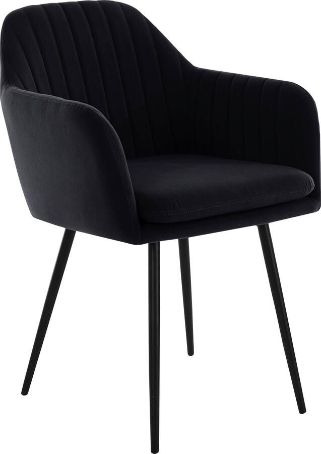 HELA Stoel met armleuningen Carla comfortabele fauteuil kuipstoel (set) - Foto 3