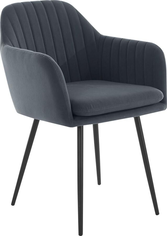 HELA Stoel met armleuningen Carla comfortabele fauteuil kuipstoel (set) - Foto 3