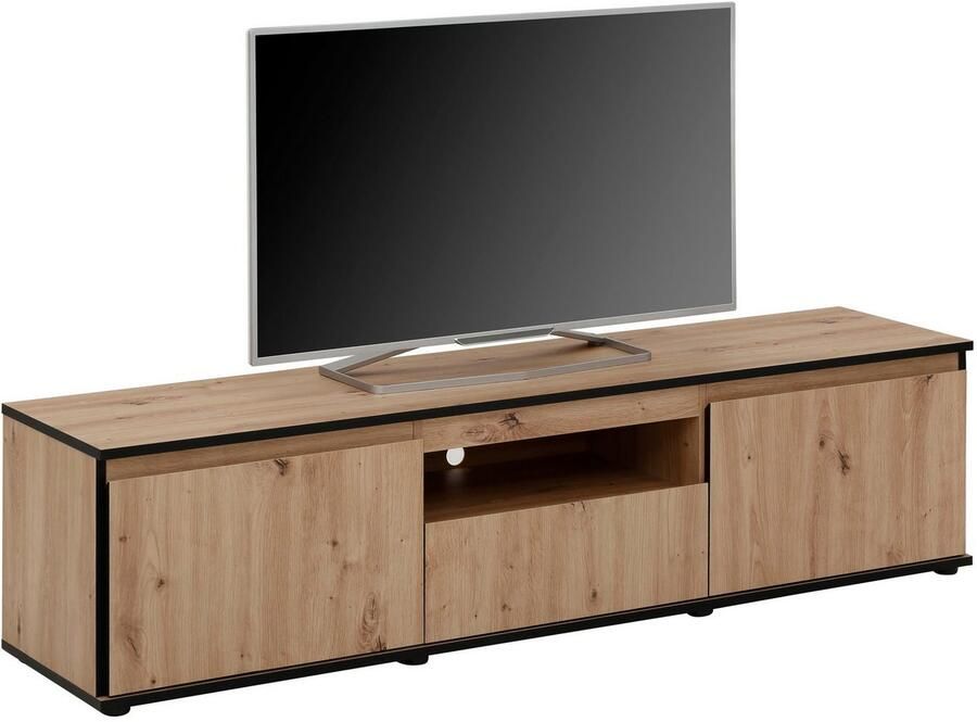 HELA Tv-meubel Ariana met schuinverwerkte verzonken grepen breedte 160 cm