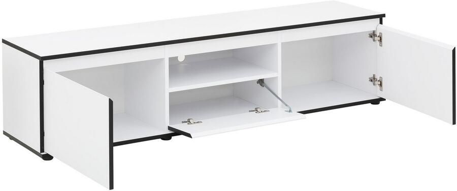 HELA Tv-meubel Ariana met schuinverwerkte verzonken grepen breedte 160 cm - Foto 7